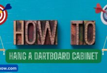 How to Hang a Dartboard Cabinet