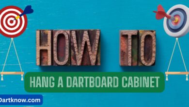 How to Hang a Dartboard Cabinet