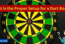 What is the Proper Setup for a Dart Board?