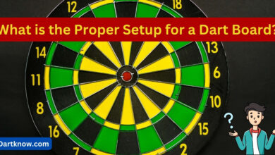 What is the Proper Setup for a Dart Board?