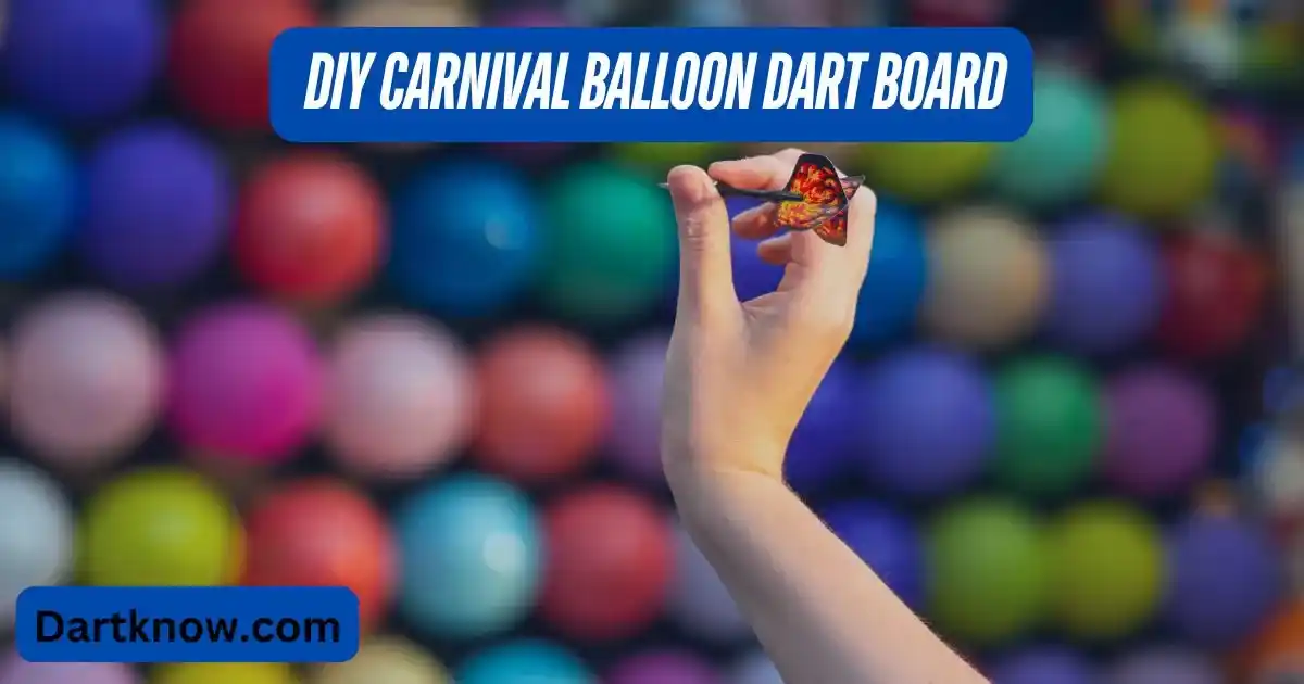 DIY Carnival Balloon Dart Board